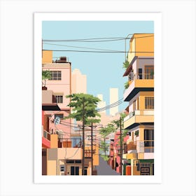 Vietnam Travel Illustration Art Print