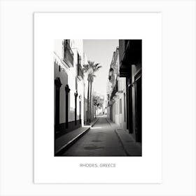 Poster Of Seville, Spain, Photography In Black And White 3 Art Print