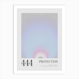 Aura Poster Apartment Decor Angel Numbers Aesthetic Posters Buddha Wall Art Y2k Decor Aura Print Angel Number 444 Art Print