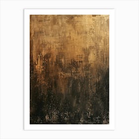 Abstract Oil On Canvas Art Print