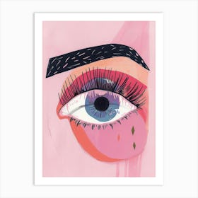 Pink Eye Art Print