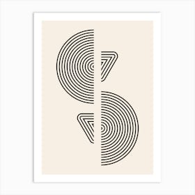 Dollar Sign Vector Illustration Art Print