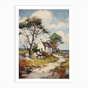 Cottage In The Countryside Painting 16 Art Print