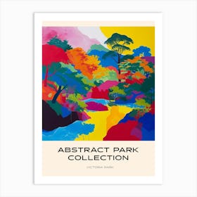 Abstract Park Collection Poster Victoria Park Hong Kong 1 Art Print