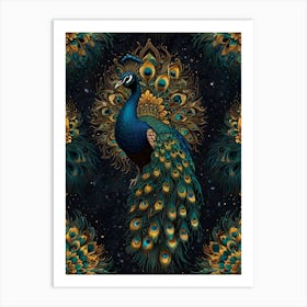 Peacocks 2 Art Print