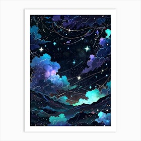 Sky And Clouds 2 Art Print