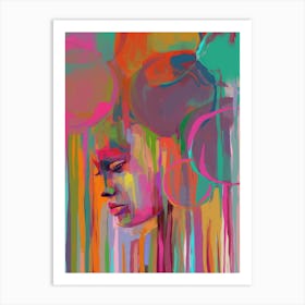 A Woman Art Print