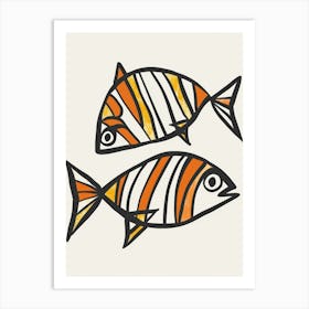 Two Fish 3 Art Print