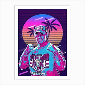 John Cena 80s Retro Art Print