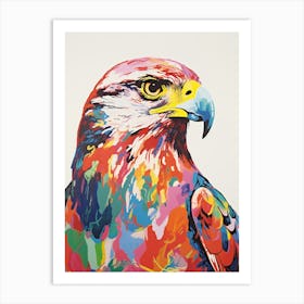 Colourful Bird Painting Falcon 3 Art Print