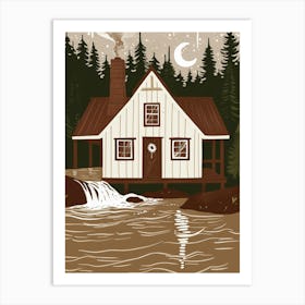 Cabin In The Woods 2 Art Print