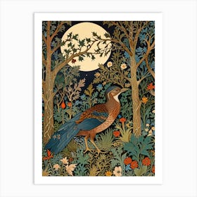 William Morris Pheasant In The Woods Art Print