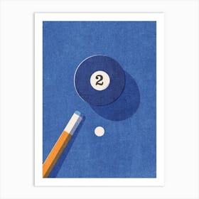 BALLS Billiards - ball 2 Art Print