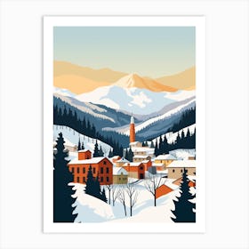 Andorra 2 Travel Illustration Art Print