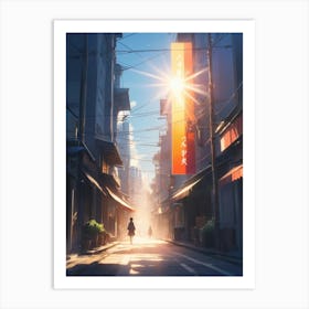 Street Scene Art Print