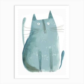 Ragapur Cat Clipart Illustration 6 Art Print