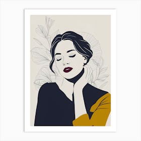 Portrait Of A Woman 38 Art Print