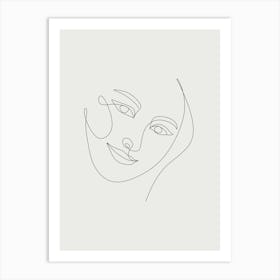 Woman'S Face.2 Art Print