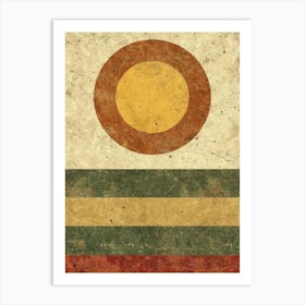 Afghanistan Flag Art Print