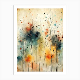 Abstract Tree Painting Art Print