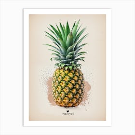 Pineapple Art Print