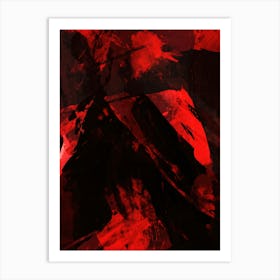 Abstract Red Painting 7 Art Print