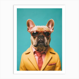 A French Bulldog Dog 1 Art Print