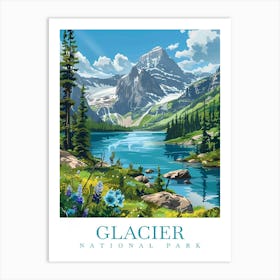 Glacier National Park Art Print