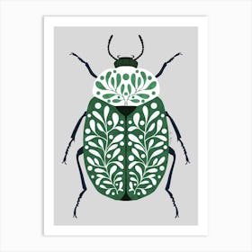 Leaves Beetle Art Print