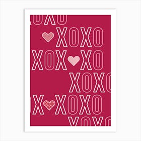 XOXO Art Print