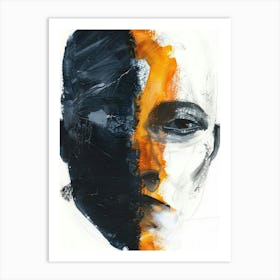 Abstract Of A Face 1 Art Print