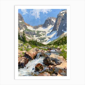 Rocky Mountain Stream Art Print