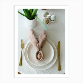 Easter Table Setting 19 Art Print