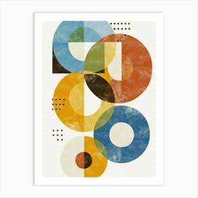 Abstract Circles 2 Art Print