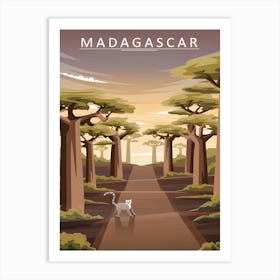 Madagascar Print Poster Art Print