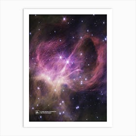 IC 348, Perseus constellation (James Webb/JWST) — space poster Art Print