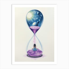 Hourglass 2 Art Print