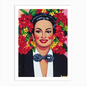 Carmen Miranda Illustration Movies Art Print