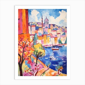 Istanbul Turkey 1 Fauvist Painting Art Print