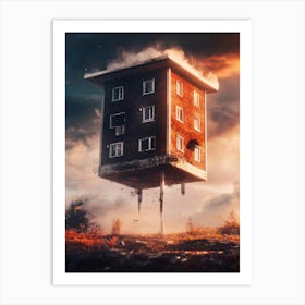 House In The Sky Art Print