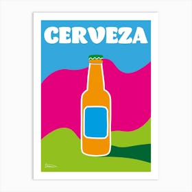 Cerveza Time Art Print