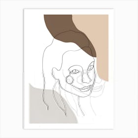 Portrait Of A Woman 88 Art Print