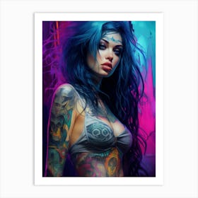 Beautiful Girl Art Print