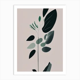 Licorice Herb Simplicity Art Print