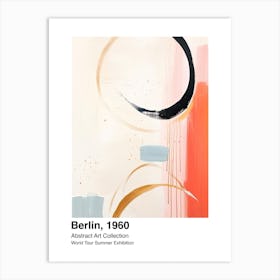 World Tour Exhibition, Abstract Art, Berlin, 1960 11 Art Print