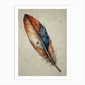 Feather Feather Feather Art Print