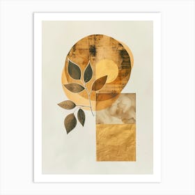 'Gold Leaf' 13 Art Print