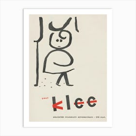 Klée Minimalist Poster Art Print