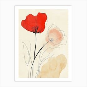 Red Poppies 1 Art Print