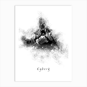 Cyborg Art Print